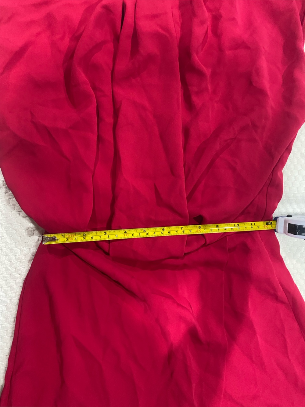Women’s Red Sleeveless Romper - Picture 8 of 9